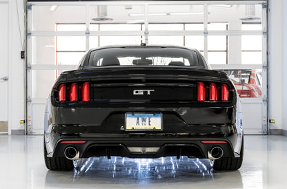 AWE Tuning S550 Mustang GT Cat-Back Exhaust - Touring Edition (Chrome Silver Tips)