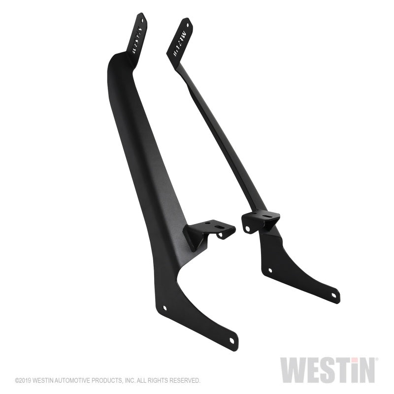 Westin 18-19 Jeep Wrangler Pillar LED Light Mount - Textured Black