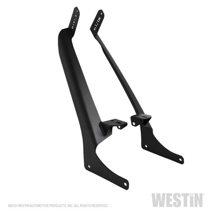 Westin 18-19 Jeep Wrangler Pillar LED Light Mount - Textured Black