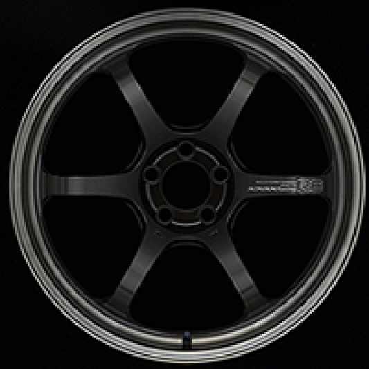 Advan R6 20x10.5 +24mm 5x114.3 Machining and Black Coating Graphite Wheel