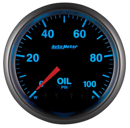 Autometer Elite 52mm Oil Pressure Peak and Warn Gauge w/ Electronic Control