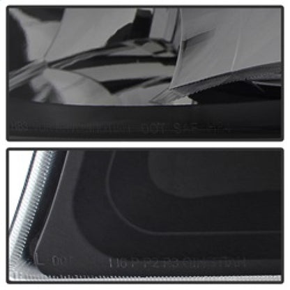 xTune Chevy Silverado 2500HD 03-06 Crystal Headlights w/ Bumper Lights HD-JH-CSIL03-AM-BSM-SET