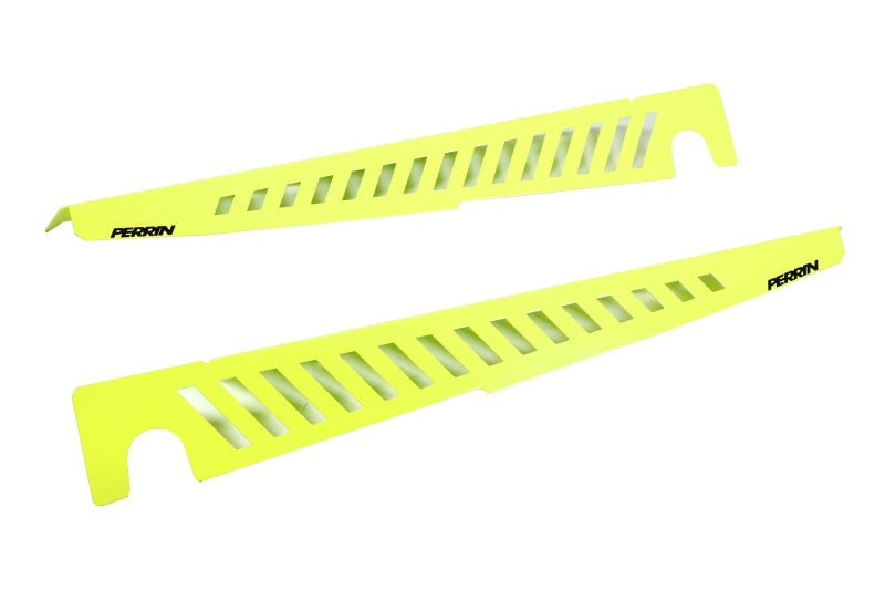 PERRIN 22-25 Subaru WRX Fender Shroud Set - Neon Yellow