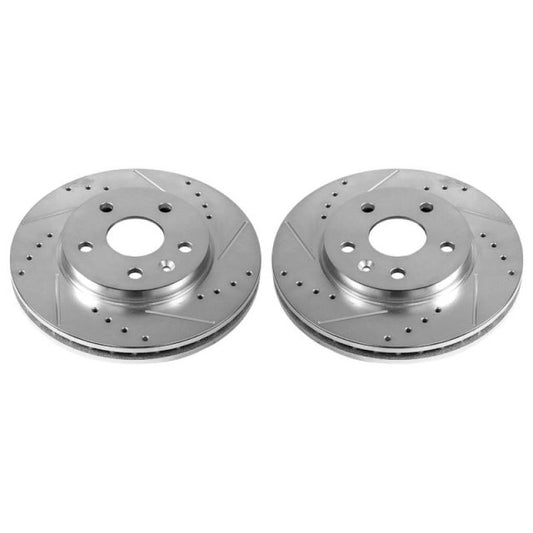 Power Stop 11-16 Buick LaCrosse Front Evolution Drilled & Slotted Rotors - Pair
