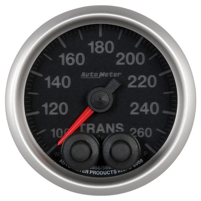 Autometer Elite 52mm 100-260 Degrees F Trans Temperature Peak and Warn Gauge w/ Electronic Control