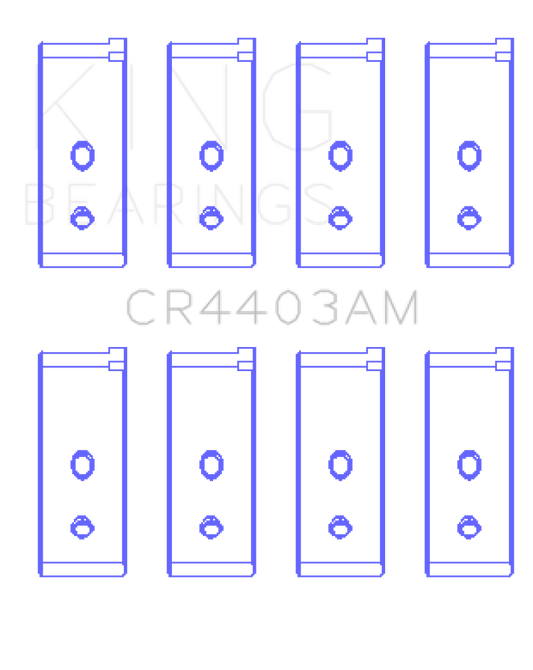 King Engine Bearings Austin/MG B-Series (Size Standard) Connecting Rod Bearing Set