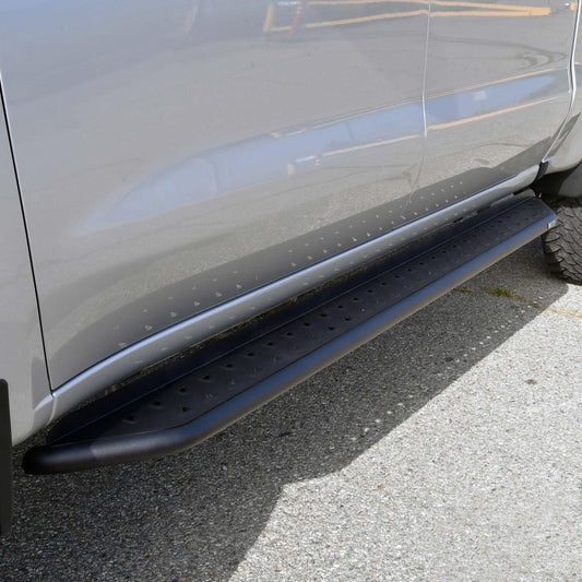 Westin 19-23 Chevrolet/GMC Silverado/Sierra 1500 Crew Cab Outlaw Nerf Step Bars - Textured Black