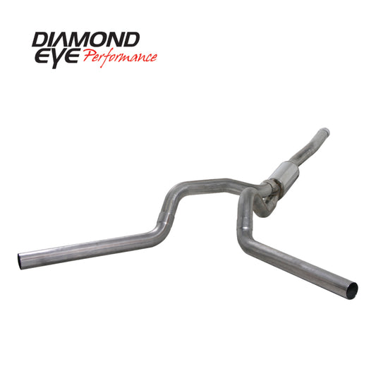 Diamond Eye KIT 4in Catback DUAL SS: 2006-2007.5 CHEVY/GMC 6.6L 2500/3500