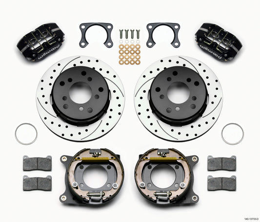 Wilwood Dynapro Lug Mount P/S Park Brake Kit Drilled Big Ford 2.00in Off Bronco 5 x 5.50