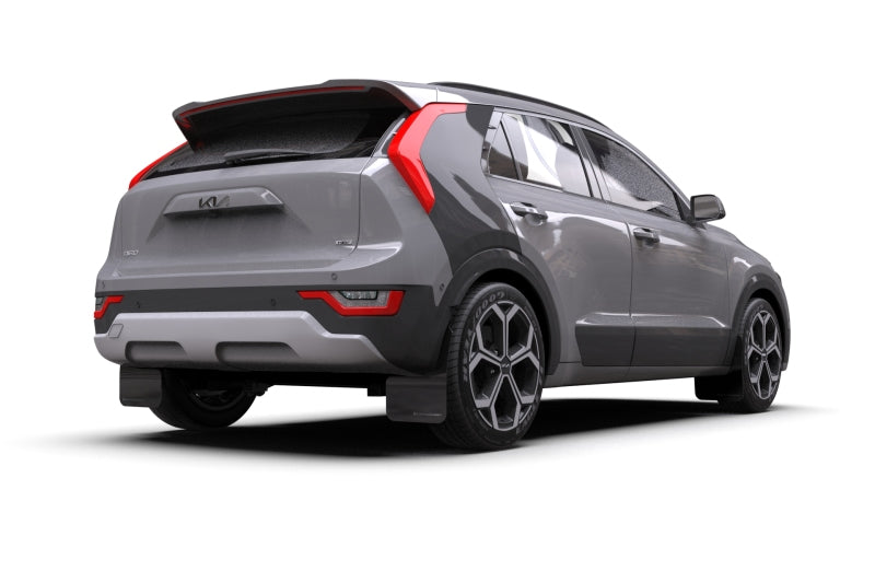 Rally Armor 23-25 Kia Niro SG2 Black UR Mud Flap Red Logo