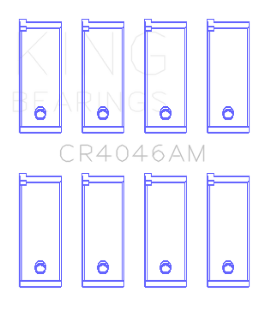 King Engine Bearings Acura D16A1 (Size STD) Rod Bearing Set (Size +0.75)