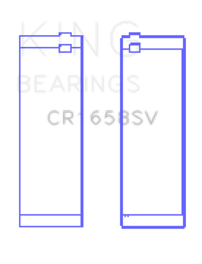 King Engine Bearings BMW N47 D20 A/N47S D20 D Sputter Replacement Connecting Rod Bearing Set