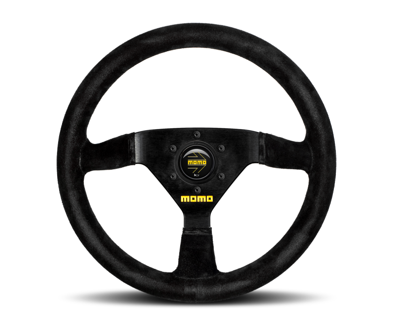 MOMO - MOD69 Steering Wheel 350 mm -  Black Suede/Black Spokes