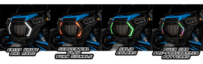 Oracle 19-21 Polaris RZR 1000 Dynamic Surface Mount DRL Signature Light - - Dynamic