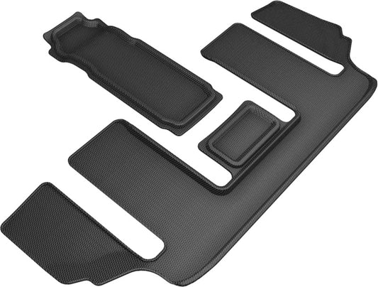3D MAXpider 20-21 Mazda CX-9 6-Seat without 2nd Row Console Kagu 3rd Row Floormats - Black