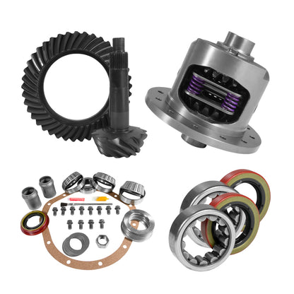 Yukon Gear 8.875in GM 12T 3.42 Rear Ring & Pinion Install Kit 30 Spline Positraction Axle Bearings