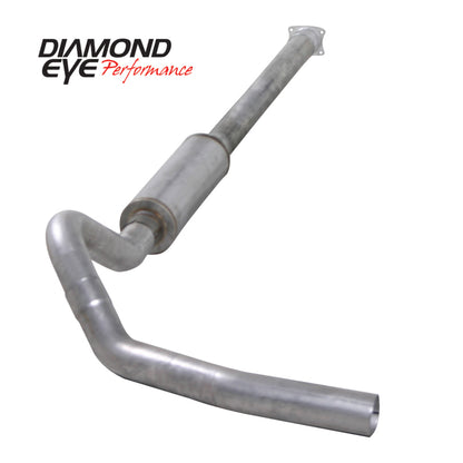 Diamond Eye KIT 4in Catback Single MFLR RPLCMENT PIPE SS 01-05 CHEVY/GMC 6.6L 2500/3500
