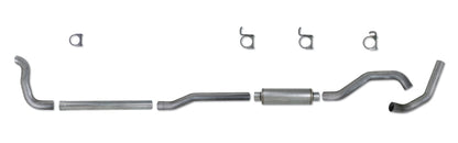 Diamond Eye KIT 4in Turbo Back SGL AL: 2-WHEEL DRIVE ONLY 89-93 DODGE CUMMINS 5.9L