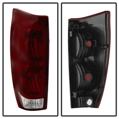 Xtune Chevy Avalanche 02-06 OE Style Tail Lights Red Smoked ALT-JH-CAVA02-OE-RSM