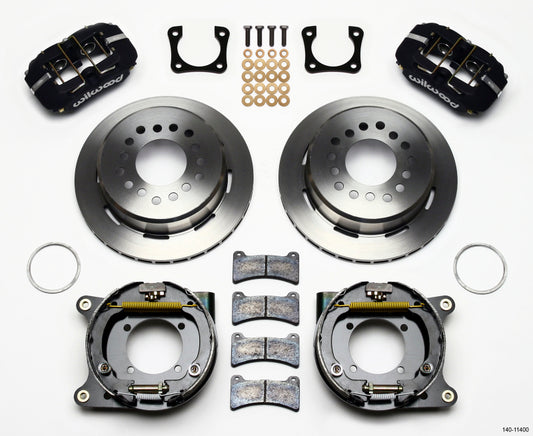 Wilwood Dynapro Low-Profile 11.00in P-Brake Kit Chevy 12 Bolt Spcl 2.81in Off Stag Mount