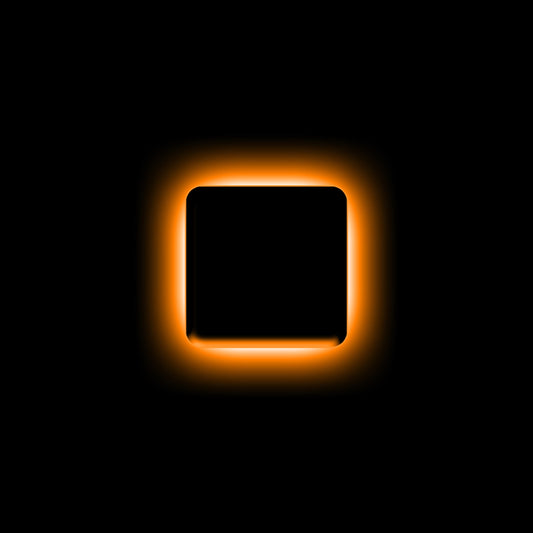 ORACLE Lighting Universal Illuminated LED Letter Badges - Matte Blk Surface Finish - I
