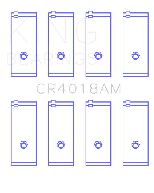 King Engine Bearings Toyota 1S/4S/2SELC/3SFE/3SGELC Connecting Rod Bearing Set - Size STD