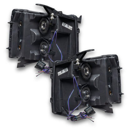 Oracle 07-13 Chevrolet Silverado SMD HL - Square - ColorSHIFT w/ BC1 Controller