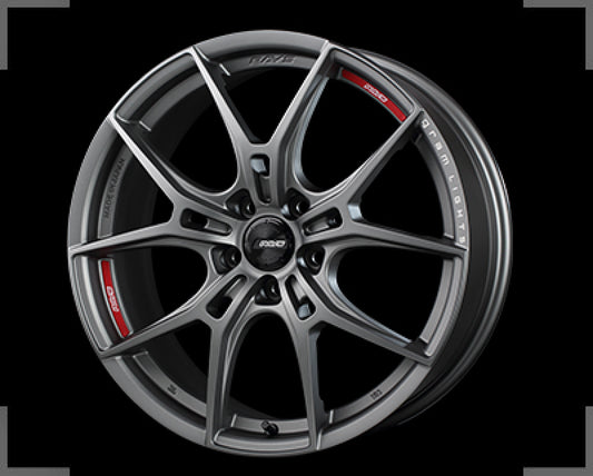 Gram Lights 57FXZ Overseas 18x8.5 +45 5x114.3 Matte Graphite w/Machining Wheel