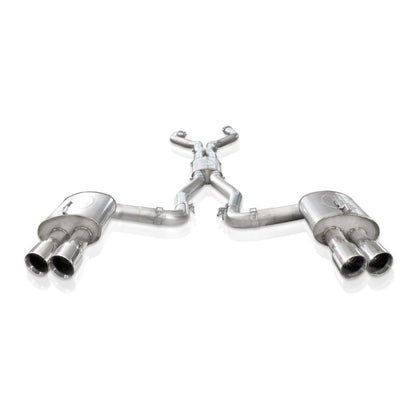 Stainless Works 2008-09 Pontiac G8 GT 3in Catback System X-Pipe Turbo Chambered Muffler 3.5in Tips