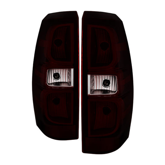 Xtune Chevy Avalanche 07-13 OE Style Tail Lights Red Smoked ALT-JH-CAVA07-OE-RSM