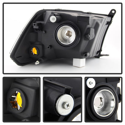 xTune Dodge Ram 1500 09-12 ( Non Quad Headlights ) Crystal Headlights Chrome HD-JH-DR09-AM-C