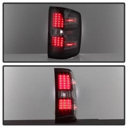 xTune Chevy 1500 14-16 / Silverado 2500HD/3500HD LED Tail Lights - Black ALT-JH-CS14-LED-BK