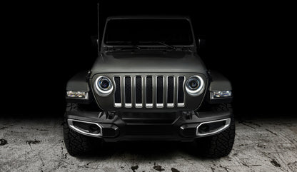 Oracle Jeep Wrangler JL Oculus Bi-LED Projector Headlights- Graphite Metallic - 5500K
