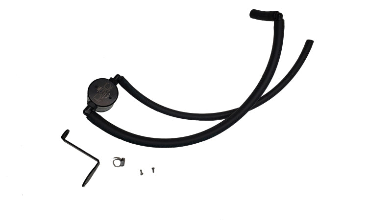 J&amp;L 22-25 Hyundai Elantra N 2.0L Oil Separator 3.0 Passenger Side - Black Anodized