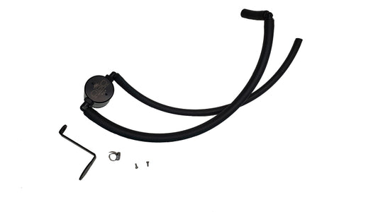 J&amp;L 22-25 Hyundai Elantra N 2.0L Oil Separator 3.0 Passenger Side - Black Anodized