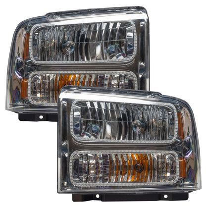Oracle 05 Ford Excursion SMD HL - Chrome - White