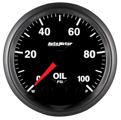 Autometer Elite 52mm Oil Pressure Peak and Warn Gauge w/ Electronic Control