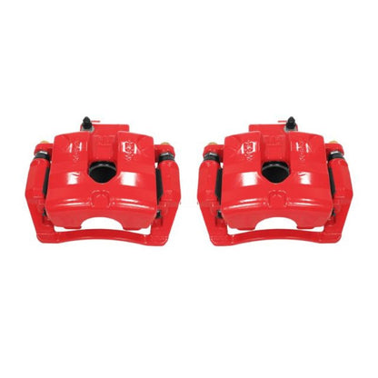 Power Stop 10-11 Cadillac SRX Rear Red Calipers w/Brackets - Pair