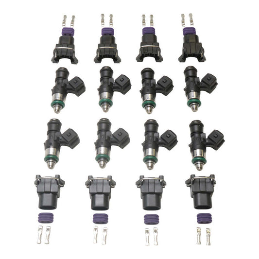 DeatschWerks Set of 8 1500cc/min For The Fitech Go EFI 8/Holley Super Sniper 1250/ Sniper Xflow 1375