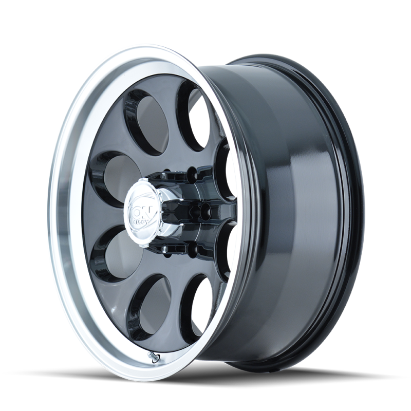ION Type 171 16x8 / 5x114.3 BP / -5mm Offset / 83.82mm Hub Black/Machined Wheel