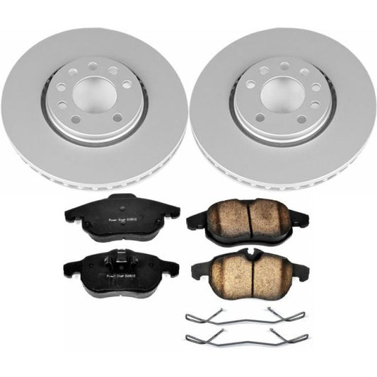 Power Stop 03-11 Saab 9-3 Front Z23 Evolution Sport Coated Brake Kit