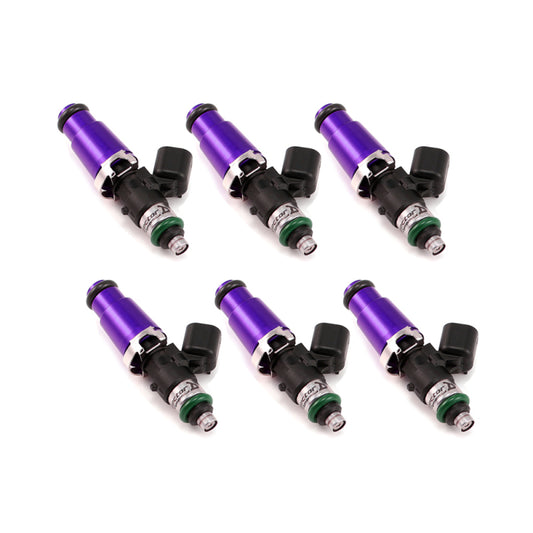 Injector Dynamics ID1050X Injectors 14mm (Purple) Adaptor Top 14mm Bottom O-Ring Retainer (Set of 6)