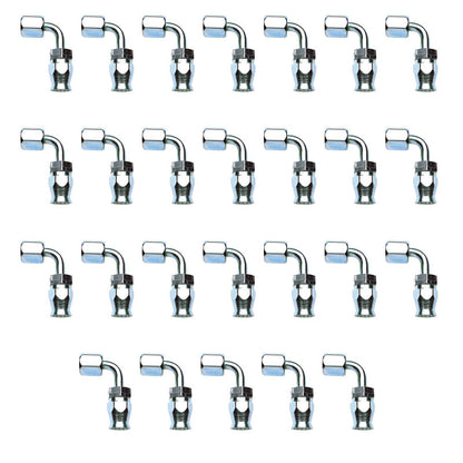 Russell Performance -6 AN Endura PowerFlex Power Steering 90 Degree Hose Ends(25 pcs.)