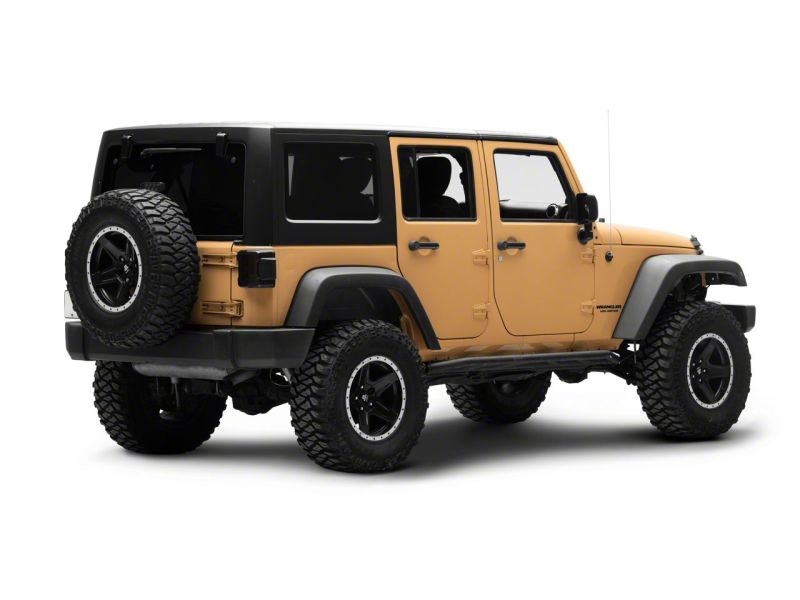 Raxiom 07-18 Jeep Wrangler JK Axial Series Carver LED Tail Lights- Black Housing (Smoked Lens)