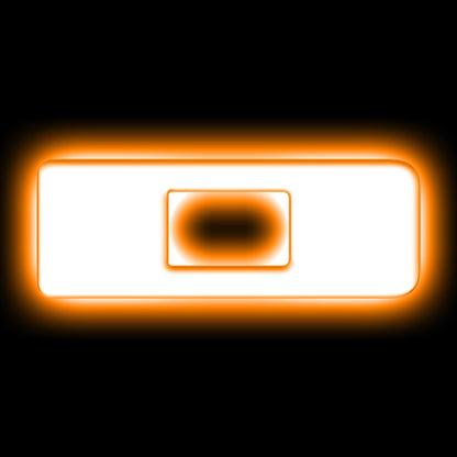 ORACLE Lighting Universal Illuminated LED Letter Badges - Matte Wht Surface Finish - D