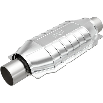 MagnaFlow Universal Catalytic Converter 2.25in Inlet 2.25in Outlet 16in Length 6.375in Width
