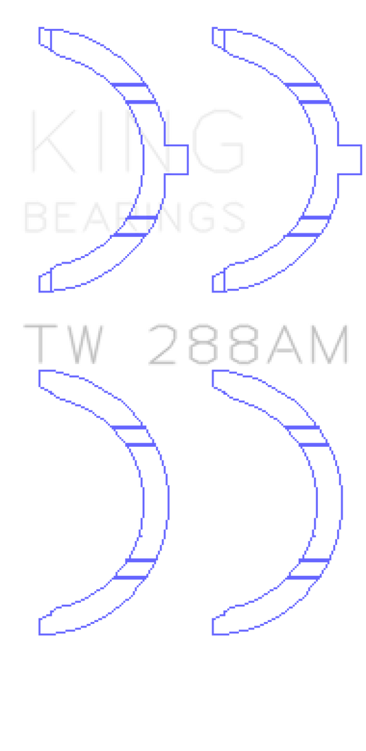 King Engine Bearings Toyota 2UZ Thrust Washer Set