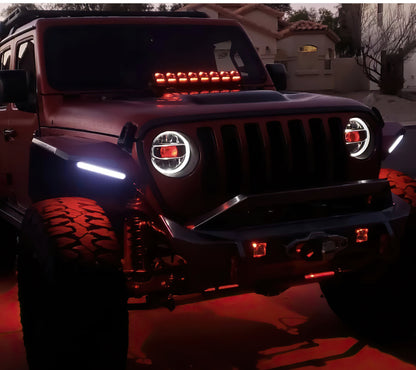Oracle Jeep Wrangler JL/Gladiator JT Projector Illumination Kit - w/o Controller