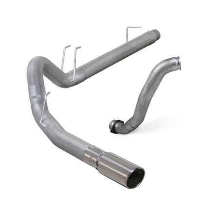 Diamond Eye KIT 4in DPF-BACK w/ DP Single AL 08-10 Ford 6.4L Powerstroke F250/F350