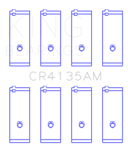 King Engine Bearings 85-01 Toyota 5SFE L4 DOHC 16 Valves Rod Bearing Set - Size STD